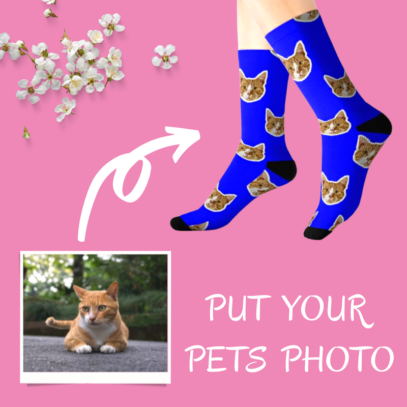 Custom Pet Socks - Put Your Pets Face On Socks – givezina