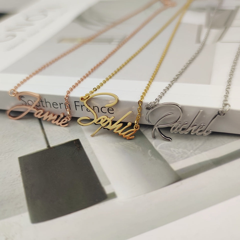 Custom Name Necklace For Women